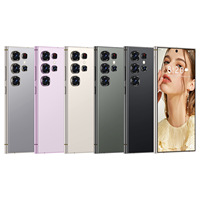 Smartphone Android 5G LTE S25 Ultra Génération 2025 Tout-en-un Haut de Gamme Écran HD Perforé de 6,7 Pouces Grand Capteur Arrière 108MP Octa Core Espagnol