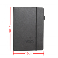 Organiseur de carnet en cuir PU personnalisable A4/A5, couture à la main, couverture rigide, agendas, reliure thermique élastique, 80 feuilles, impression UV