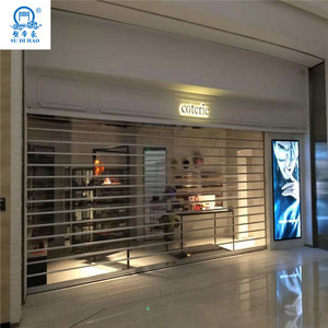 Portes accordéon intelligentes transparentes en polycarbonate pour portes de garage en gros du Guangdong, portes à enroulement - Product Image 2