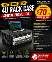 Flight case DJ moulé antichoc 2U 4U 6U 8U 12U 14U pour amplificateur audiovisuel