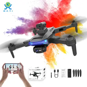 Fırçasız Motor Drone 8k çift kameralar uçak engellerden kaçınarak uçak toptan fiyat ile İha HDR katlanır Quadrotor ışık