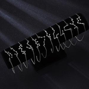 Collier à pendentif 12 <span class=keywords><strong>Horoscope</strong></span>, carte en papier marron plaqué or Constellations astrologie signe du zodiaque collier bijoux - Product Image 4