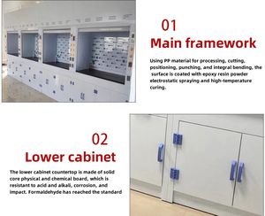 Campana de Extracción de Gases Químicos con Conductos para Sistemas de Ventilación de Laboratorio - Product Image 5