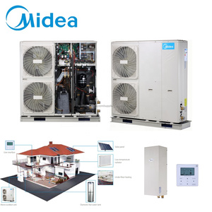 Midea nuevos tiempos de policía sst 50hz 9 kw dc fuente de aire evi resistente al calor de la bomba de erp del tanque de agua - Product Image 5