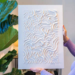 Caballete desmontable personalizable 11*15,7 pulgadas Kit de textura de lienzo artístico Paquetes de herramientas de esponja para plastilina y limo para la creatividad de los niños - Product Image 5