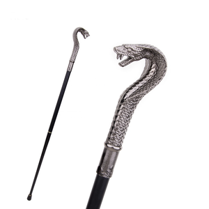 Bastón <span class=keywords><strong>de</strong></span> Caminar <span class=keywords><strong>de</strong></span> Hierro con Mango <span class=keywords><strong>de</strong></span> Serpiente <span class=keywords><strong>de</strong></span> Lujo y Colorido, para Fiestas, Decorativo, para <span class=keywords><strong>Senderismo</strong></span>, 93 cm - Product Image 3