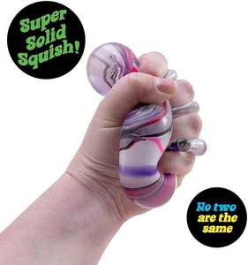 (En Stock) Juguete Antiestrés Sensorial de Rebote Lento Schylling NeeDo Nice Cube Swirl de Alta Calidad con Mezcla de Colores Única - Product Image 5