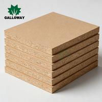 Precio de fábrica: Tablero de partículas de melamina blanco/gris de 18 mm (1220x2440 mm), tablero laminado de 4x8 pies, tablero MFC, láminas de contrachapado para armario
