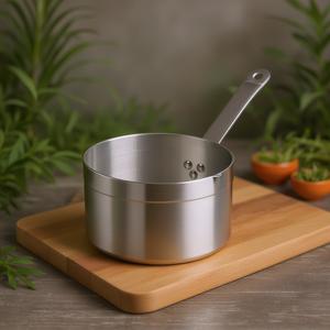 Pentola in alluminio da 1,5 litri con beccuccio per versare, per cucinare - Product Image 3