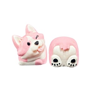 Personnalisé Cast Corgi Pink <span class=keywords><strong>Keycap</strong></span> 3D Imprimé <span class=keywords><strong>ESC</strong></span> Résine Keycaps pour Mx Clavier Mécanique Conception OEM - Product Image 4