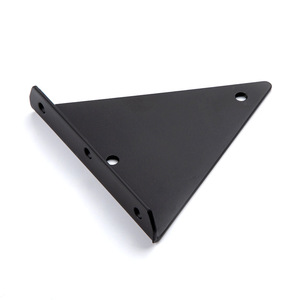 Leves Wall Shelf <b>Bracket</b> Invisible Triangular Support Steel Modern Simple Partition Display Shelves - Product Image 2