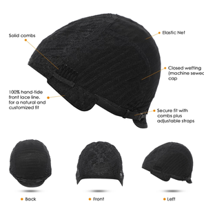 Perruque <span class=keywords><strong>courte</strong></span> bob pour femme, 100% cheveux Remy chinois, fabriquée à la machine, cheveux raides, couleur naturelle, densité 150% - Product Image 4