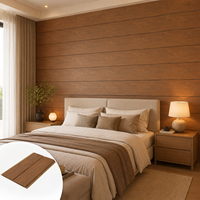 Panneau mural en PVC personnalisé résistant aux chocs, panneaux muraux 3D, revêtement décoratif pour les espaces commerciaux, bureaux, usines, entrepôts