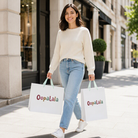 Sac shopping en papier personnalisé avec logo, impression couleur, sac cadeau en papier personnalisé pour cosmétiques et bijoux, estampage à chaud doré, sac en papier sur mesure
