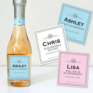 High-quality Special Sticker Logo Texture Wine Bottle Large Label Printing Paper Adhesive Gold Foil For Vodka