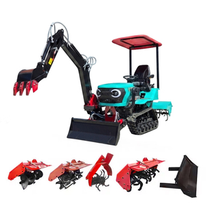 Tracteur chenillé économique Grace 25/35 CV, mini-motoculteur avec pompe d'excavation, moteur diesel 2WD/4WD pour l'agriculture, la ferme et les serres - Product Image 1