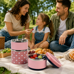 Edelstahl-Lunchbox mit Verbesserter Wärmeisolierung und Deckel, Bento-Box für Schüler, Mahlzeitenbehälter - Product Image 6