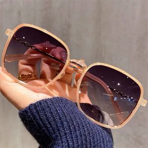 Lunettes de soleil unisexes de luxe UV400, monture en PC, style tendance de haute qualité, 6 couleurs, vente en gros - Product Image 4