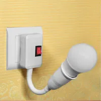 Ampoule E27 en gros convertisseur d'extension Flexible lampe à LED ampoule rallonger adaptateur douille murale support de base de lampe douille à vis