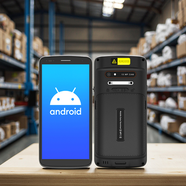 Android 15 6-Inch Rugged Mobile Computer with 2D Barcode Scanner 4G LTE Dual SIM Wi-Fi BT5.0 IP67 Sealing GPS in Stock