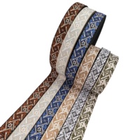 Sangle en polyester personnalisée de 3,8 cm de largeur, sangle en coton ethnique pour ceintures de guitare, accessoires