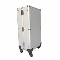 Petit instrument professionnel personnalisé avec écran rigide Mallette de transport pour instruments en aluminium Boîtes à outils légères et antichoc avec mousse