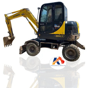Excavadora de Ruedas Hyundai 60W-7 de Segunda Mano con Buen Rendimiento, Proveniente de Corea del Sur, Excavadora de Ruedas Hyundai 60wvs Usada - Product Image 1
