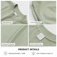 T-shirt en coton 270 GSM 100 % coton, imprimé graphique personnalisé, décontracté pour femme, été, biologique, vente en gros, t-shirt personnalisé