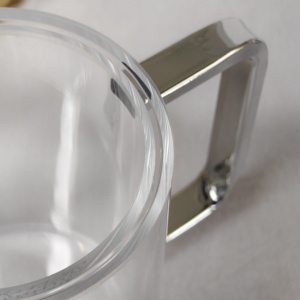 Tasse de lavage des mains juive en acrylique transparent à double poignée, design tendance, vente chaude, pour les fêtes juives et le Sabbat - Product Image 5