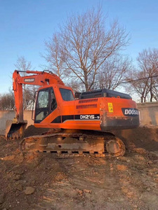 รถขุดตีนตะขาบ Doosan Develon DH215-9 มือสอง รถขุดขนาดกลาง Doosan Develon DH215-9 เครื่องยนต์เดิม สภาพดี - Product Image 1