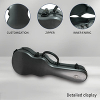 LOGO personnalisé d'usine OEM étui rigide pour guitare acoustique sacs de guitare PRS sac à dos portable pour violon avec sangles