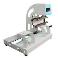 Presse à Chaud de Sublimation 3-en-1 Automatique à Double Station 23x30cm pour Personnalisation de T-shirts, Casquettes et Tasses