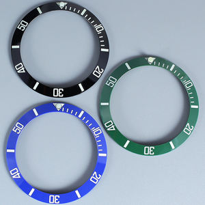 Bisel de Cerámica Negro de 38mm-30.6mm para Caja de Reloj de 40MM, Repuesto para Sea <span class=keywords><strong>Master</strong></span> SUB <span class=keywords><strong>GMT</strong></span> - Product Image 2