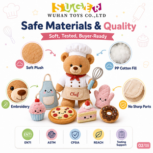 Mainan Boneka Unik Bertema Makanan untuk Promosi Kafe - Bahan Daur Ulang, Branding Kustom, Grosir dalam Jumlah Besar - Product Image 3