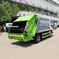Camion à ordures de compacteur de JAC 5 CBM camion à ordures de compression 4x2 camion à ordures d'emballeur d'ordures