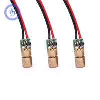 Diode laser 650nm 6mm 3-5V 5 milliwatts Module de diode laser réglable