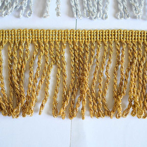 Custom Bullion Wire <b>Tassel</b> Fringes for Garment & Decorative Use with All Design and Color Options Lightweight High Quality - Product Image 2