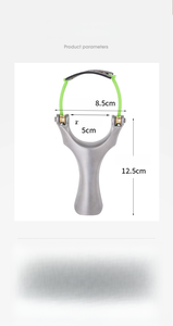Potente Tirachinas para <span class=keywords><strong>Caza</strong></span> al Aire Libre, Accesorio de Tirachinas para Disparar Peces, Tirachinas con Polea, Tirachinas Water Ghost para Disparar Peces, Acero Inoxidable - Product Image 2