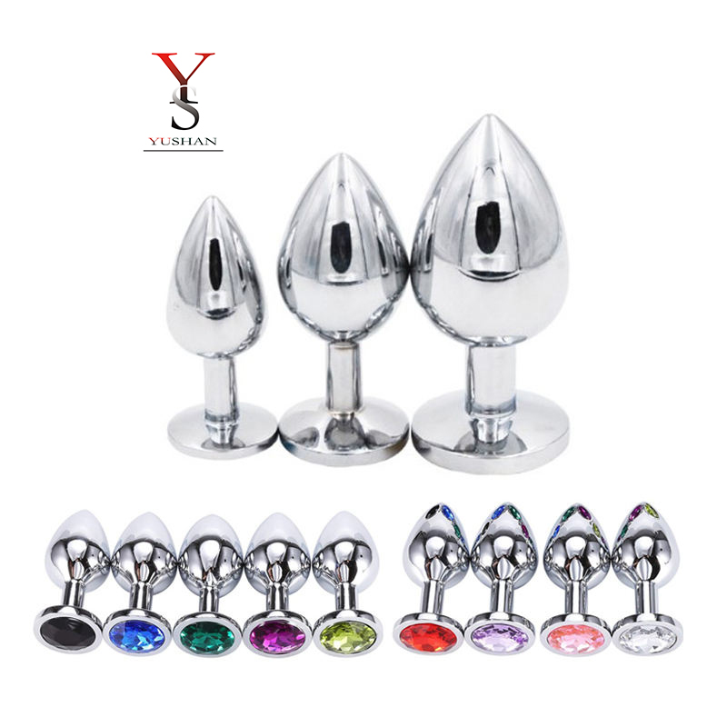 Wholesale Factory Silver Anal Plug - Stainless Steel Jewel Wholesale Factory Silver Anal Plug - Stainless Steel Jewel