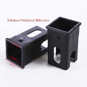 Universal <b>Plastic</b> Square Tube Connector 60mm-50mm Reducer for Gym Rack & Metal Frame Construction - Product Image 5