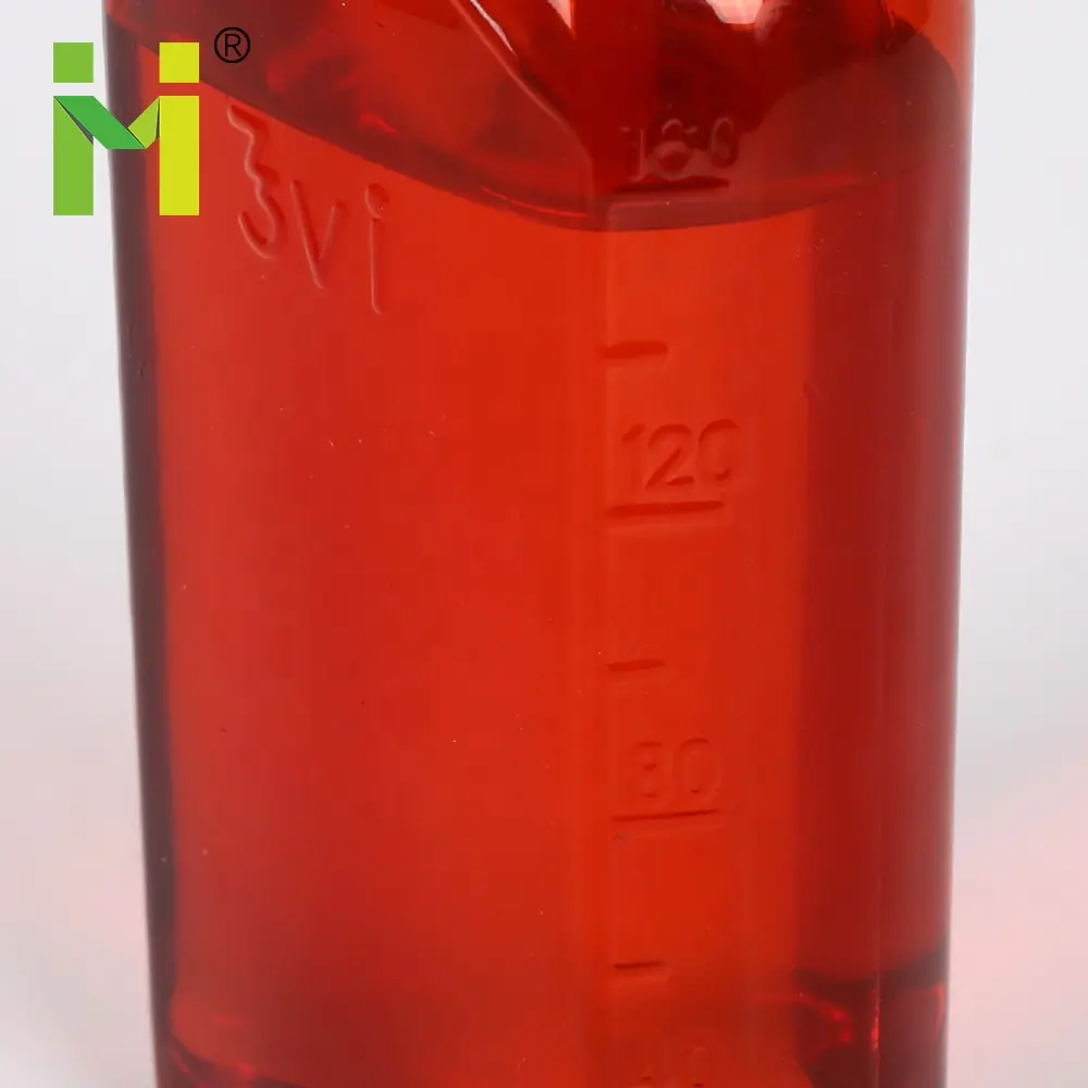 8oz प्लास्टिक 240ml बोतल के ढक्कन शीशियों निविड़ अंधकार खाली मापने बोतल स्वीकार अनुकूलित तरल अंडाकार बोतल