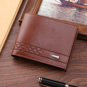Herren ultradünne Lederbrieftasche große Kapazität Visitenkartenbeutel Jugend multifunktional wasserdicht neu Großhandel kurz - Product Image 4