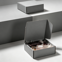 Boîte cadeau cosmétique et soin de la peau en carton ondulé, durable, personnalisée, avec couvercle à charnière, écologique, pour vente en gros et expédition en ligne