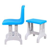 Vente en gros usine Dake : Pupitres et chaises scolaires modernes et simples, modèles améliorés, individuels ou doubles, réglables, en plastique, 1 tiroir