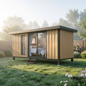 Mini Casa Modular Prefabricada <span class=keywords><strong>de</strong></span> China para Patio y Vivienda Temporal, Instalación Rápida y Diseño Moderno - Product Image 1