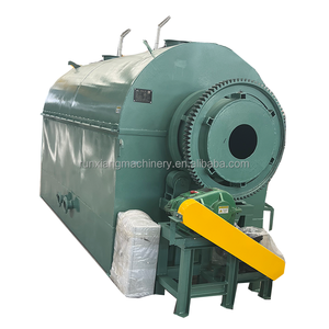 Horno de Carbonización Rotatorio Continuo de Flujo de Aire Caliente para Pirólisis de Biocarbón, Horno de Carbonización de Biocarbón, Motor para la Producción de Carbón Vegetal - Product Image 5