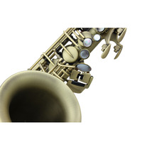 Eastern Music Brand Antique Bronze Finish Brass Body Eb Alto Saxophone Rust Resistant for Students Beginners Professional