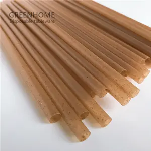 Eco-Friendly Disposable Sugarcane Bagasse Straw For Juice Use