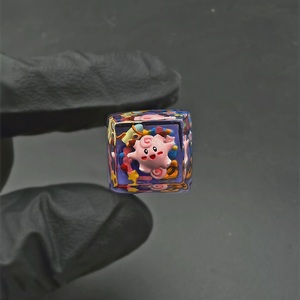 Keycap artisanal en résine imprimé en 3D Pokémon Jigglypuff, usinage CNC, pour clavier mécanique - Product Image 6
