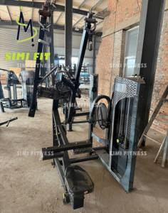 Máquina de <span class=keywords><strong>Remo</strong></span> en Declinación con Carga de Pernos Serie SM PM, con 5 Ajustes de Resistencia, Equipo de Gimnasio Comercial para Entrenamiento Corporal - Product Image 2